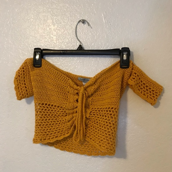 Over the shoulder knitted top - Picture 1 of 2